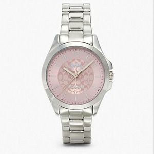 LUXURY COACH 37MM WATCH "LIBBY" STAINLESS STEEL WATER RESISTANT